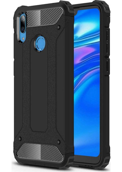 Huawei Y7 Prime 2019 Kılıf Rugged Armor Siyah