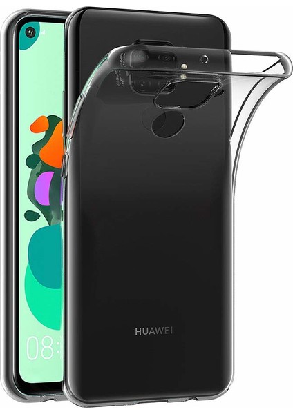 Huawei Mate 30 Lite Kılıf Transparent Soft Şeffaf