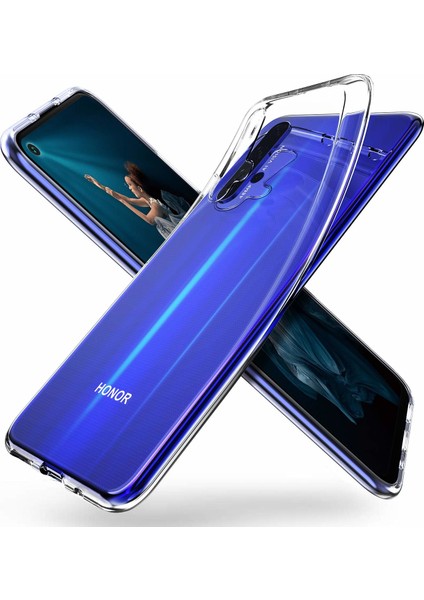 Huawei Honor 20 Kılıf Transparent Soft Şeffaf