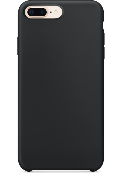 Apple iPhone 7 Plus Kılıf Liquid Lansman Silikon Siyah