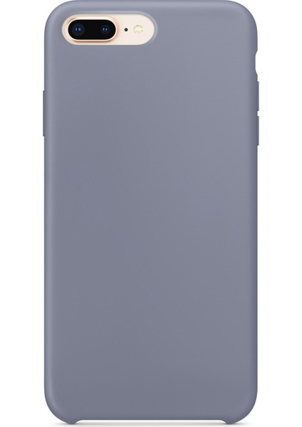 Apple iPhone 7 Plus Kılıf Liquid Lansman Silikon Gri