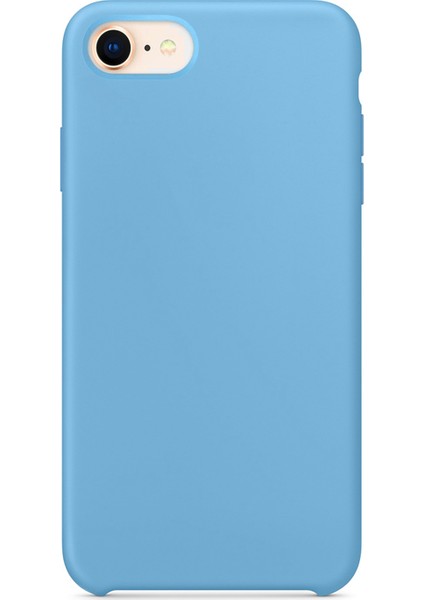 Apple iPhone 7 Kılıf Liquid Lansman Silikon Mavi
