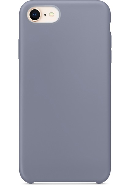 Apple iPhone 7 Kılıf Liquid Lansman Silikon Gri