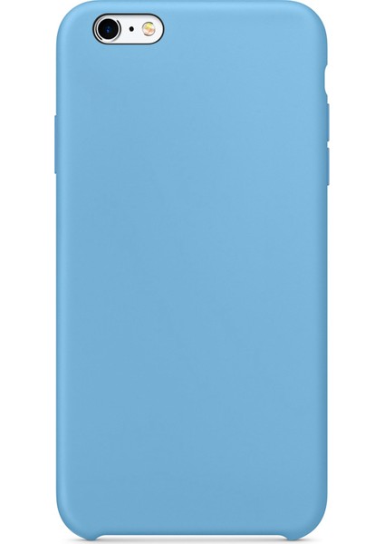 Apple iPhone 6S Plus Kılıf Liquid Lansman Silikon Mavi