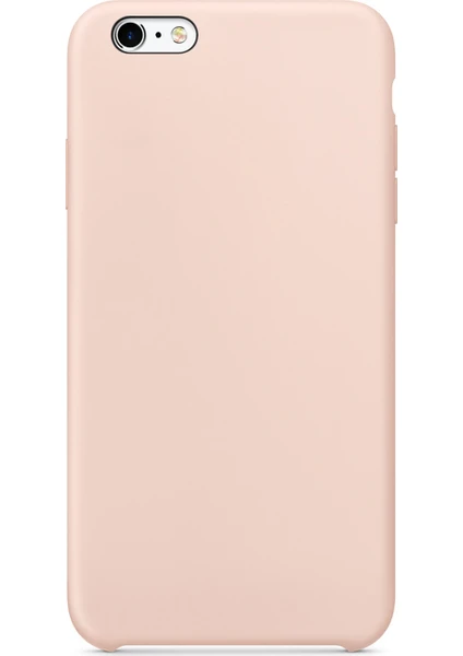 Apple iPhone 6S Plus Kılıf Liquid Lansman Silikon Rose Gold