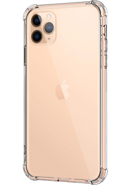 Apple iPhone 11 Pro Max Shock Absorbing Kılıf Şeffaf