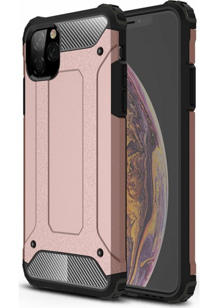 Apple iPhone 11 Pro Max Kılıf Rugged Armor Rose Gold fiyatları