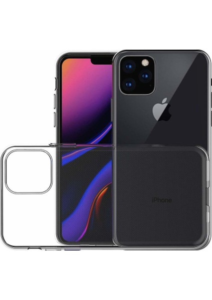 Apple iPhone 11 Pro Kılıf Transparent Soft Şeffaf