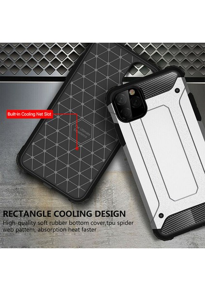 Apple iPhone 11 Pro Kılıf Rugged Armor Mavi