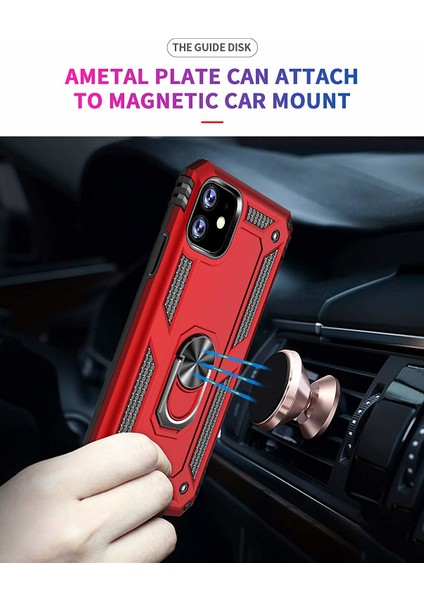 Apple iPhone 11 Kılıf Military Ring Holder Lacivert fırsatları