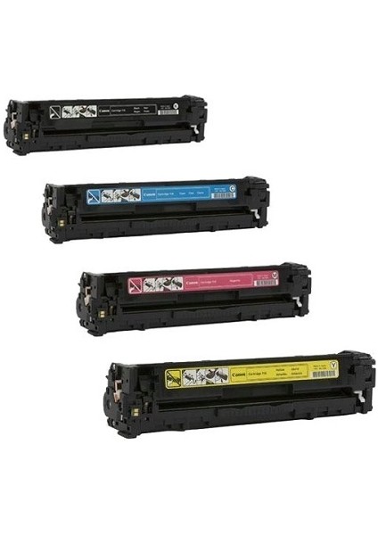 Canon LBP5050 / MF8030 / MF8040 / MF8050 / MF8080 4 Renk Set Muadil Toner