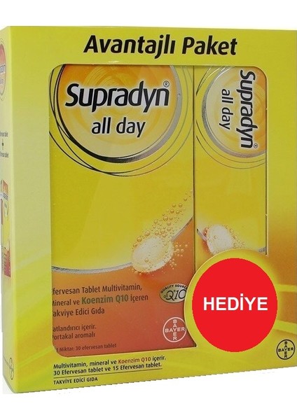 Vitamin 30 Efeversan Tablet -15 Efeversan Tablet Hediyeli