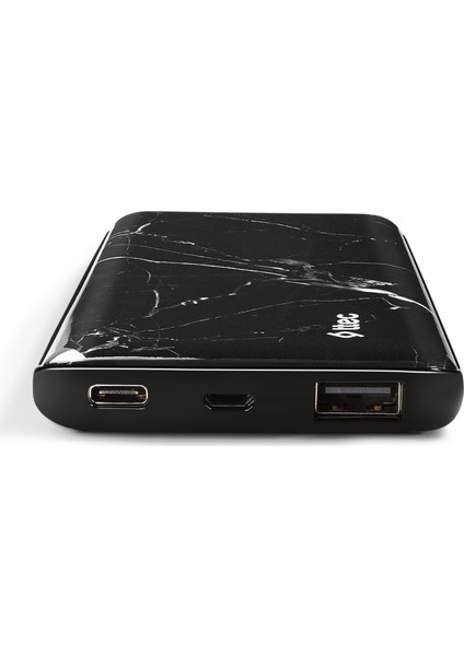 ArtPower 8000 mAh Taşınabilir Şarj Aleti - Siyah Mermer
