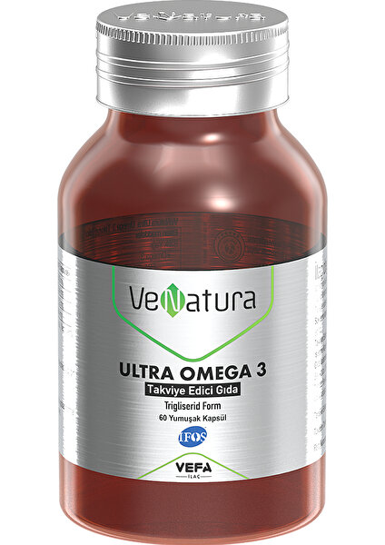 Ultra Omega 3- 60 Kapsül Takviye Edici Gıda