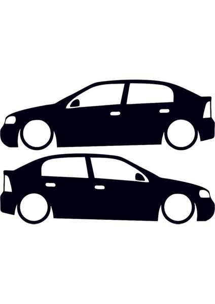 Opel Astra G Hb Basık Araç Sticker