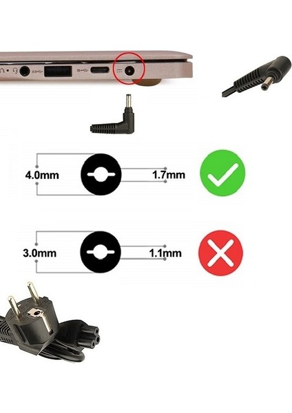 Lenovo Ideapad S145 Notebook Adaptörü