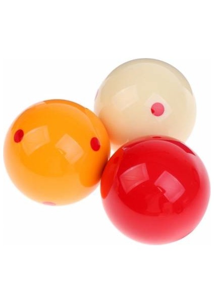Benekli 3 Top Kalite 61,5 mm (Karambol Bilardo Topu)