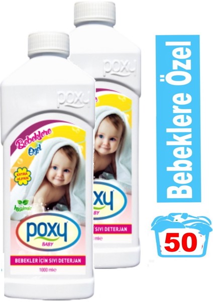 Bebekler Için Sıvı Deterjan 1000 ml 2'li Set