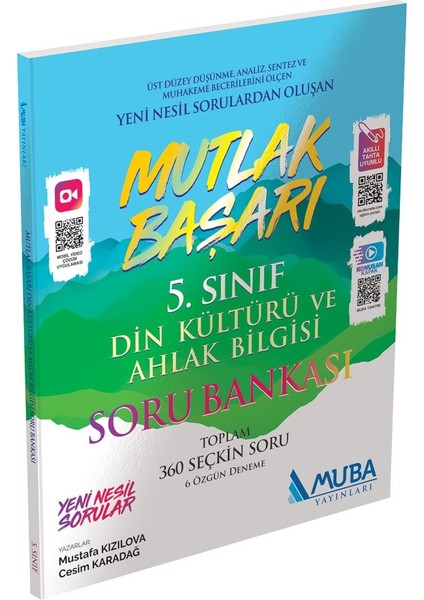 Muba Yayınları Mutlak Başarı 5. Sınıf Din Kültürü ve Ahlak Bilgisi Video Çözümlü Soru Bankası