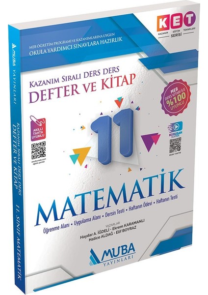 Ket Serisi 11. Sınıf Matematik Defter ve Kitap Akıllı Tahta Uyumlu