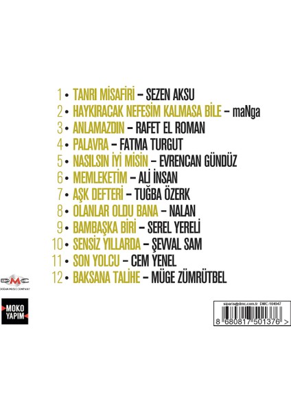 Fikret Şenes Şarkıları Cd: 1