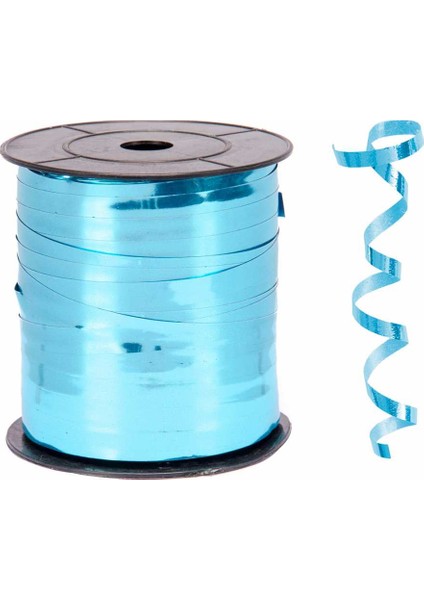 Metalik Bebek Mavi Rafya 8 mm x 200 m