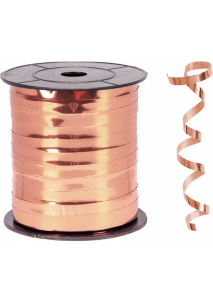 Metalik Bakır Renk Rafya 8 mm x 200 m