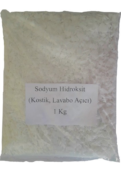 Sodyum Hidroksit, Kostik, Lavabo Açıcı 1 kg