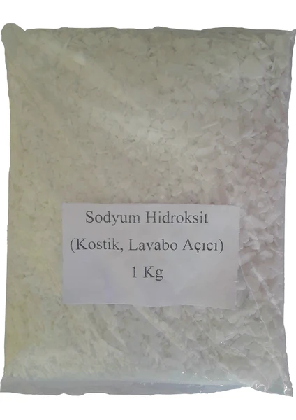 Sodyum Hidroksit, Kostik, Lavabo Açıcı 1 kg