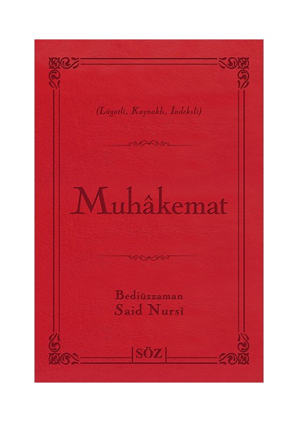 Muhakemat (Büyük Boy 2 Renk