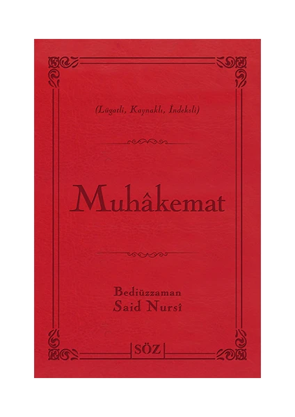 Muhakemat (Büyük Boy 2 Renk