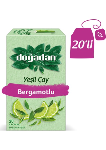 Bergamot Aromalı Yeşil Çay