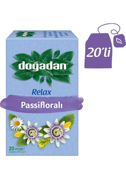 Relax Pasifloralı Karışık Bitki Çayı