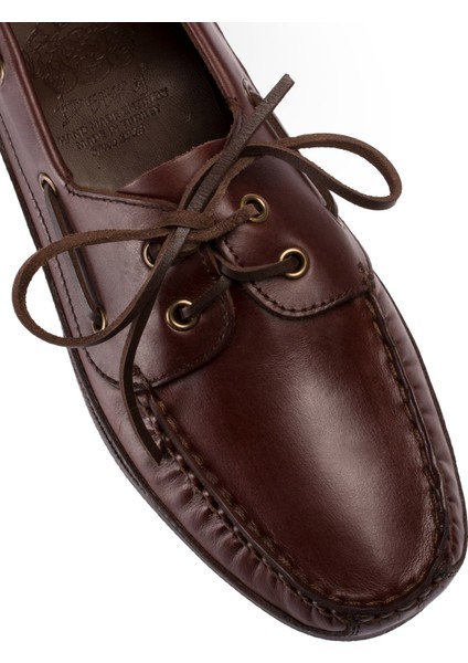 Deri Kahverengi Marin Erkek Ayakkabı fırsatları