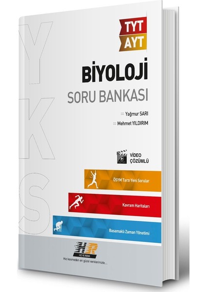 Hız ve Renk Yayınları TYT AYT Biyoloji Soru Bankası