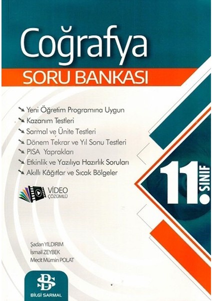 Bilgi Sarmal Yayınları 11. Sınıf Coğrafya Soru Bankası