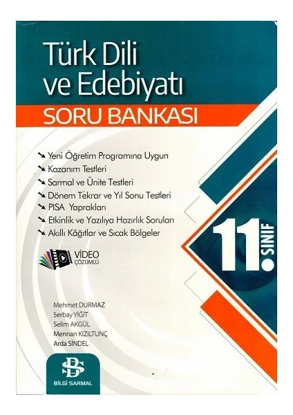 Bilgi Sarmal Yayınları 11. Sınıf Türk Dili Ve Edebiyatı Soru Bankası