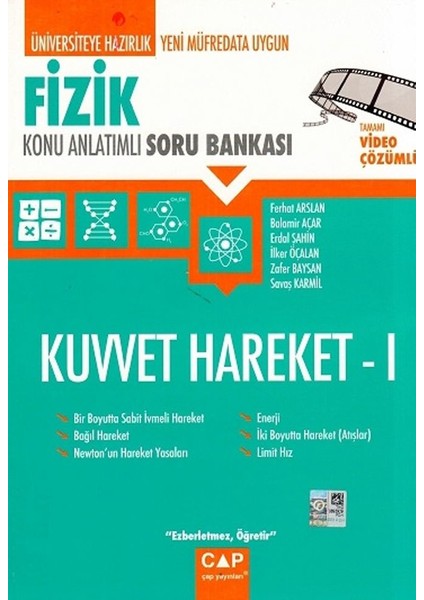 Fizik Kuvvet Hareket 1 Konu Anlatımlı Soru Bankası