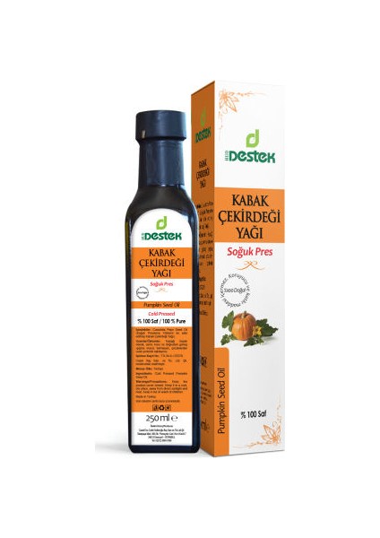 Kabak Çekirdeği Yağı Soğuk Pres 250 ml