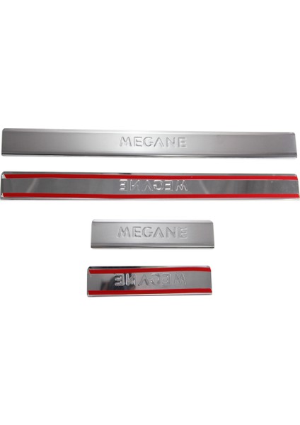 Kutupkrom Renault Megane 2 Sdn Krom Kapı Eşiği 2004-2010