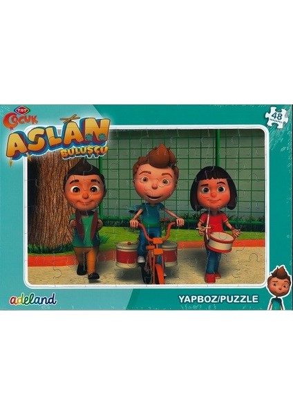 Trt Çocuk Aslan Buluşçu 48 Parça Yapboz / Puzzle