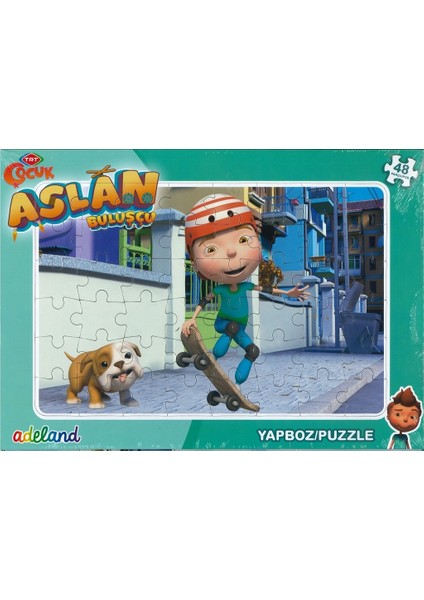 Trt Çocuk Aslan Buluşçu 48 Parça Yapboz / Puzzle