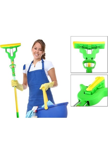 Kelebek Sıkma Mekanizmalı Mikrofiber Mop Sünger Sıkmalı Mop fiyatları
