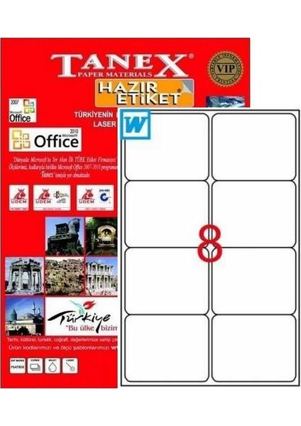 99,1X67,7Mm Lazer Etiket Tw-2008