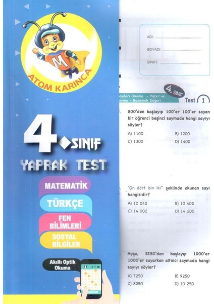 4. Sınıf Tüm Dersler Yaprak Test