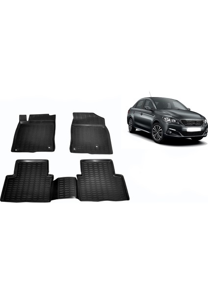 Peugeot 301 3D Havuzlu Oto Paspas Araca Özel
