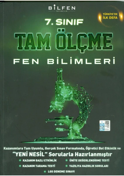 Bilfen Yayınları 7. Sınıf Fen Bilimleri Tam Ölçme Yeni