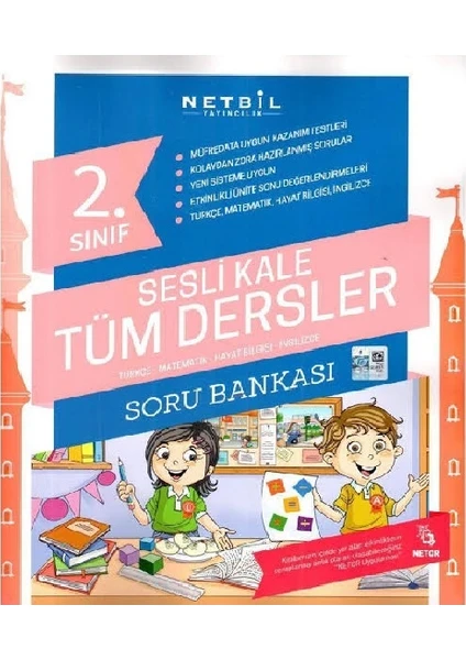 Netbil Yayınları 2. Sınıf Sesli Kale Tüm Dersler Soru Bankası