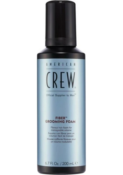 American Crew Fiber Grooming Foam Orta Tutuşlu Lifli Köpük 200 ml