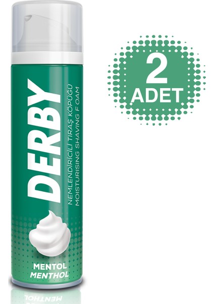 Tıraş Köpüğü Mentol 200 ml x 2 Adet